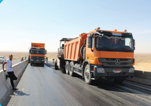 تنفيذ طريق الضبعة - ٢٠ كم